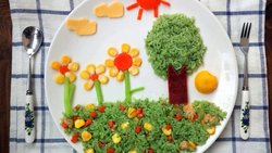 【创意宝宝餐】春暖花开宝宝餐盘