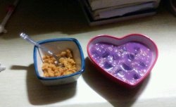 减肥餐2——紫薯燕麦米粥和黑米银耳莲子羹