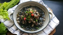 紫菜海蛎煲--电饭煲搞定砂锅菜