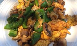 青椒蘑菇炒蛋