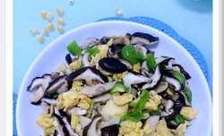 香菇炒蛋