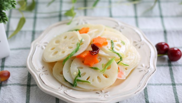 节后解腻爽口凉菜——酸甜炝拌莲藕