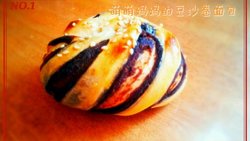豆沙卷面包～～比较主流的整形法