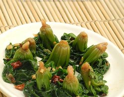 姜汁菠菜卷
