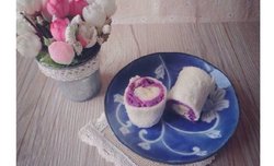 紫薯香蕉卷
