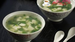 荠菜豆腐汤