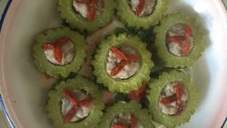 苦瓜蒸肉饼