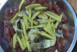 腊味蒸鱼干