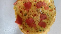 西红柿香葱鸡蛋饼