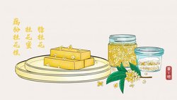 藕粉桂花糖糕