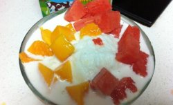 水果牛奶沙冰
