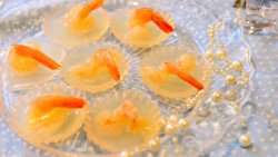 自创菜-创意凉菜-水晶虾冻