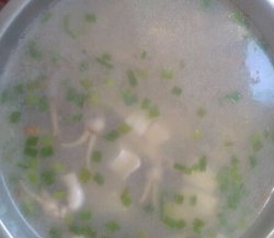 豆腐蛏子汤