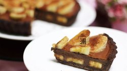 浓醇诱人：Oreo巧克力果冻香蕉挞