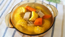 玉米里脊汤