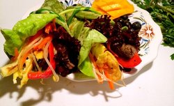 艾草卷饼