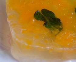 牛奶加橘子～双层水晶冻简易版～