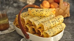 香酥芝麻蛋酥卷