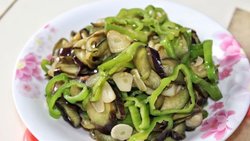 【素食主义】青椒炒茄子