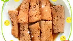 黑椒酱汁三文鱼