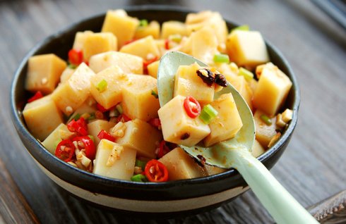 无明矾酸辣豌豆凉粉