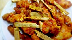 无油空炸骨肉串(空炸锅，10串)