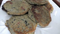 豆渣饼系列～黑芝麻枸杞豆渣饼