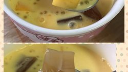 石花膏芒果西米露