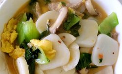 青菜蘑菇炒年糕