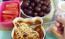 烫绿豆芽