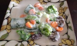 白汁ravioli
