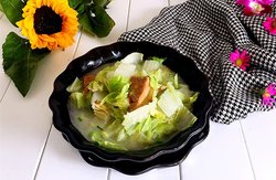 白菜炖老豆腐