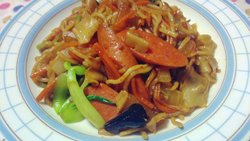 麻辣火腿炒面