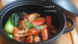河虾蟹腿煲