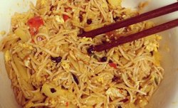 土豆鸡蛋炒挂面