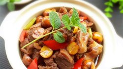 羊肉焖栗子