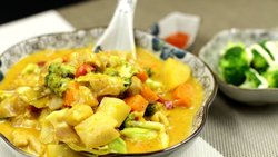 泰式咖喱鸡肉什蔬