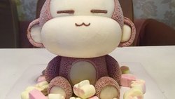 立体慕斯-巧克力乳酪悠嘻猴