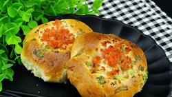 火腿香葱面包——乌江榨菜
