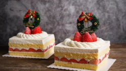 草莓圣诞蛋糕