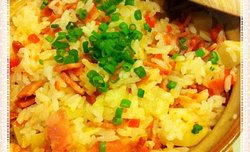 土豆培根焖饭