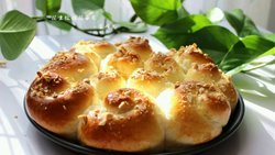 花生玫瑰花面包