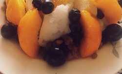 红豆水果沙冰