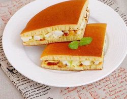 【牛奶松饼三明治】--- 十分钟超能量早餐