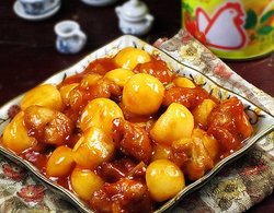 蜜瓜鸡球