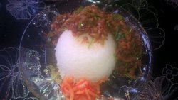 肉沫茄子盖浇饭