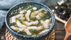虾条紫菜汤