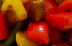里脊肉爆炒三丁