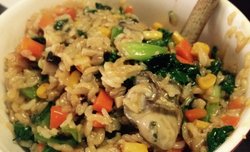 闽南古早味～生蚝焖菜饭