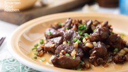 黑蒜子牛肉粒